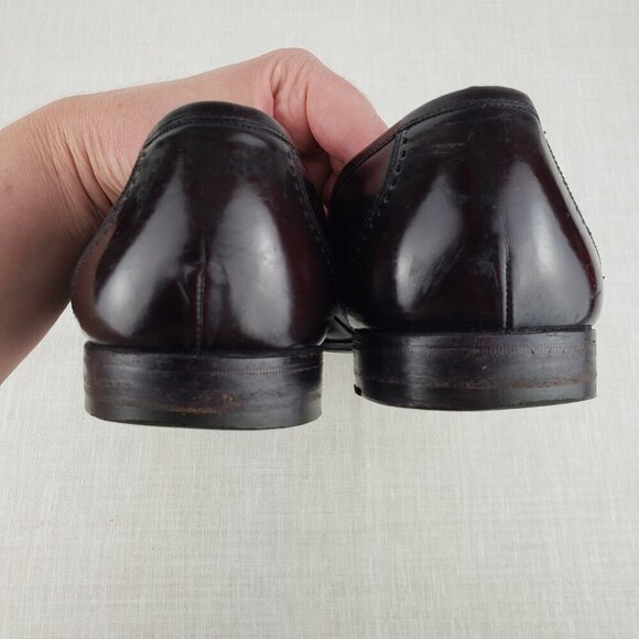 Bally Kiltie Loafers Brown Leather Classic Slip On Shoes Mens Size 9.5 EEE main image 7